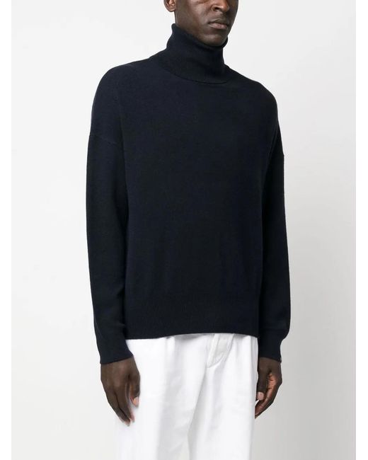 Extreme Cashmere Blue Roll Neck Knitted Jumper