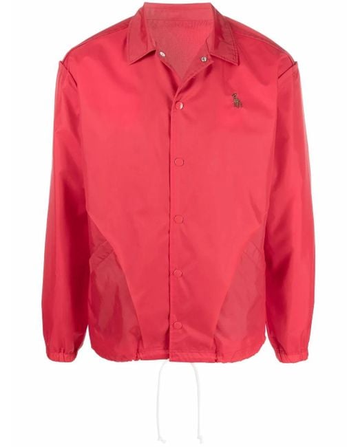 Undercover Red Zerstören-print Lightweight Jacket