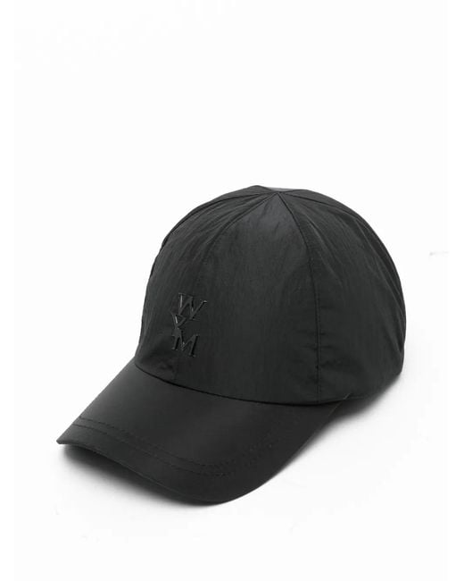 Wooyoungmi Black Logo Camp Hat for men