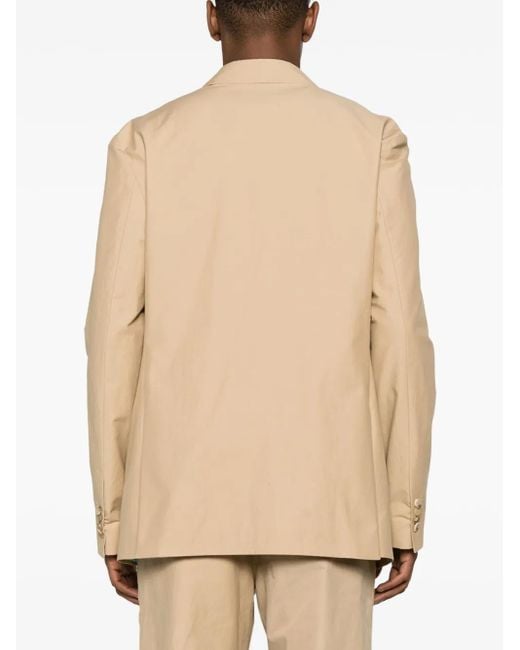 Moschino Natural Cotton Blend Blazer for men