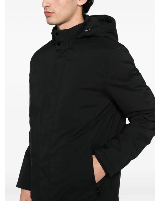 Geox Black Aurelio Hooded Jacket for men