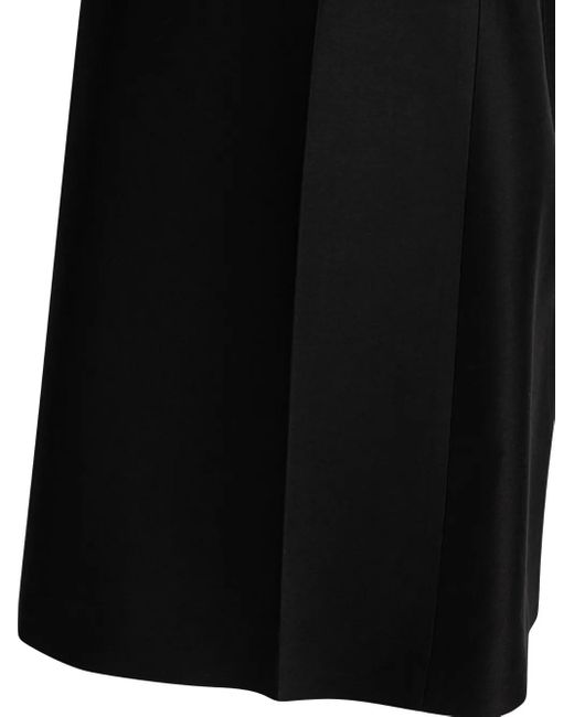 Sandbeige Black Sleeveless Mini Dress