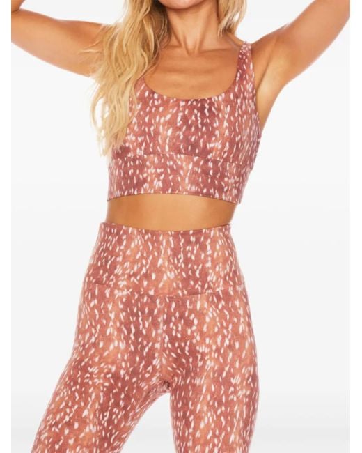 Beach Riot Red Leach Strappy Top