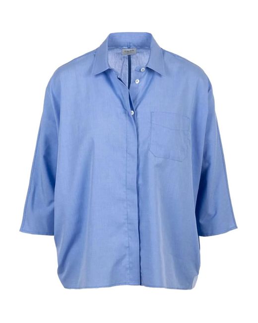 Cruna コットンブレンド シャツ Blue