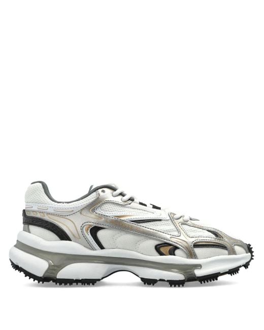 Lacoste White L003 2K24 Lace-Up Sneakers