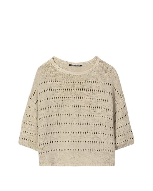 Luisa Cerano Natural Pattern Sweater