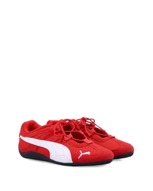 PUMA Red Speedcat Go Mesh Sneakers