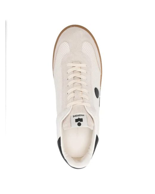 Isabel Marant White Brycy Perforated Sneakers for men