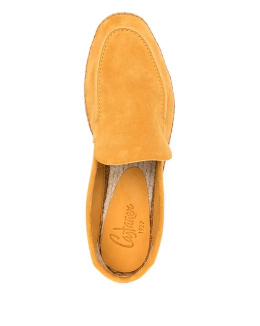 Castaner Orange Suede Espadrilles for men