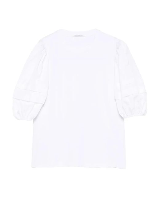 CECILIE BAHNSEN パフスリーブ トップ White