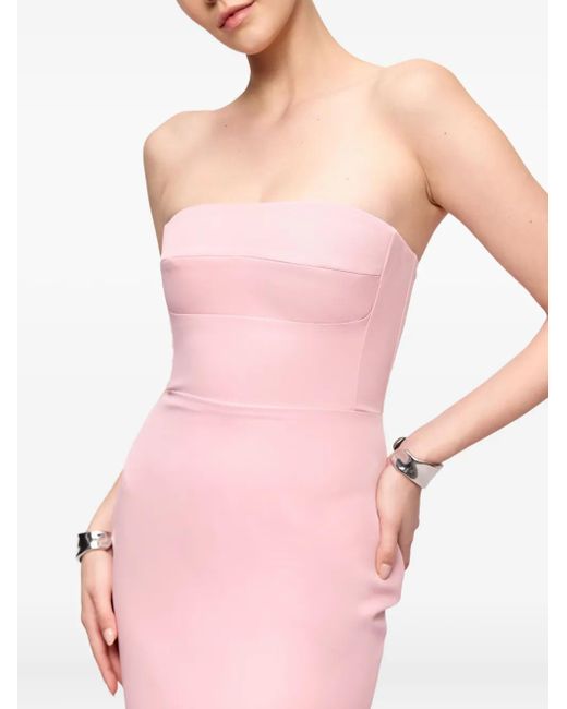 Abito Da Sera Senza Spalline di V:PM ATELIER in Pink
