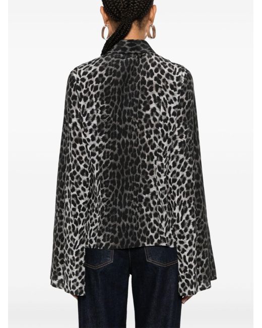 Michael kors leopard on sale print shirt
