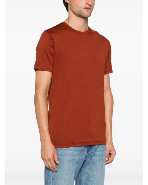 Sunspel Red T-Shirt Classic for men