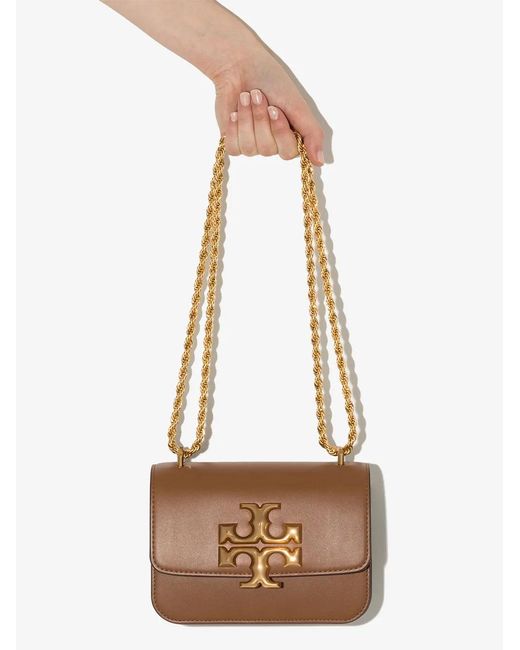 Tory Burch Brown Small Eleanor Convertible Shoulder Bag