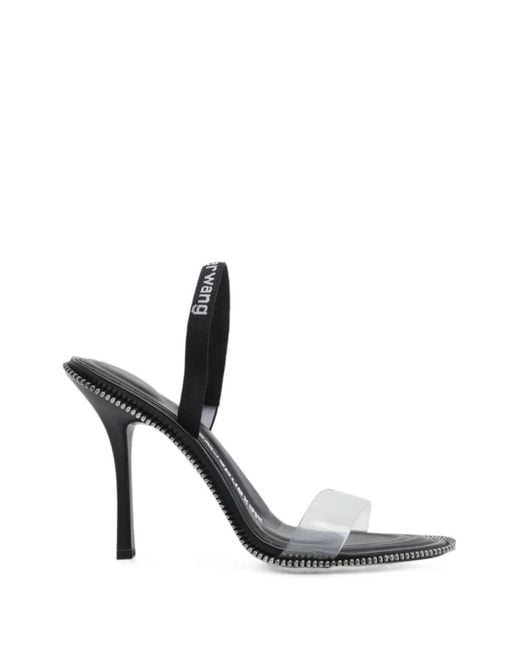 Alexander Wang Black Nova Stud-Embellished Sandals