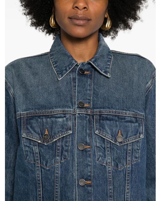 Khaite Blue Ross Oversized Jacket