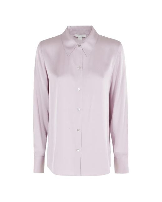 Vince Purple Buttoned Shirt