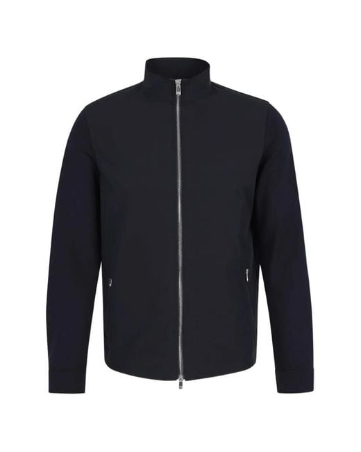 Marco Pescarolo Blue Zip Jacket for men