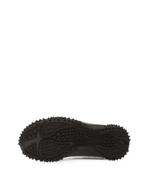 PUMA Black Mostro Debossed-Logo Slides