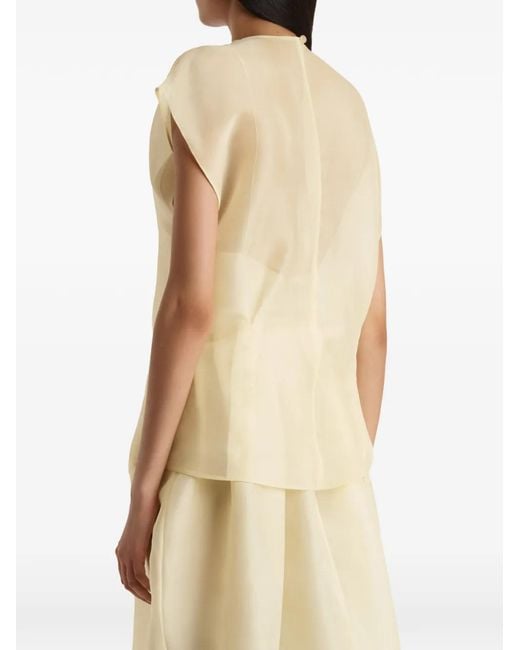 Khaite White Mer Top