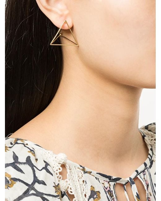 Shihara Metallic Triangle Earring 30