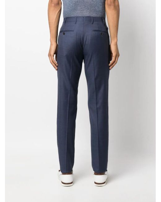 メンズ Corneliani スリム テーラードパンツ Blue