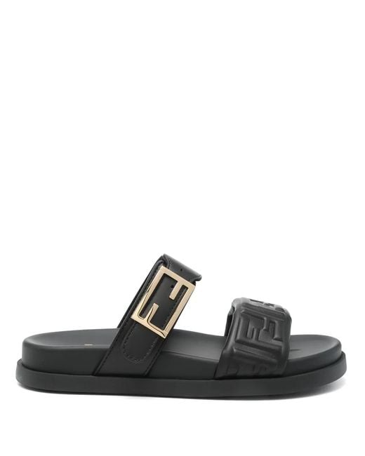 Fendi Black Sandals