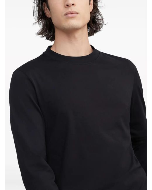 メンズ Brunello Cucinelli ラウンドネック ロングtシャツ Blue