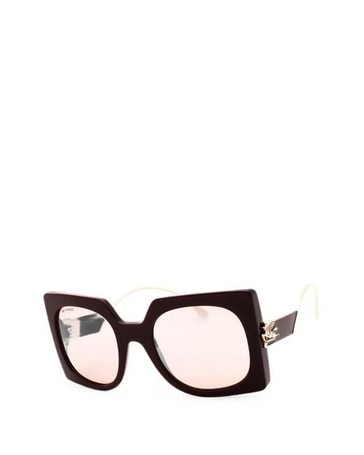 Etro Black Oversized Square-Frame Sunglasses