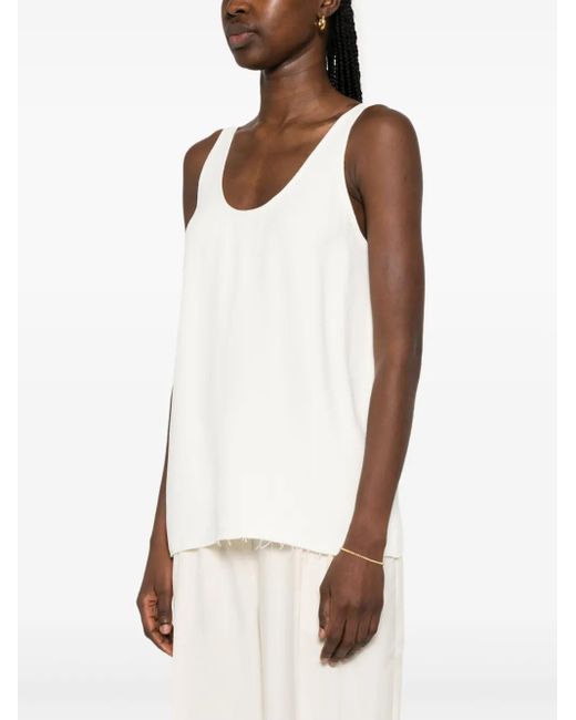 Totême White Textured Top
