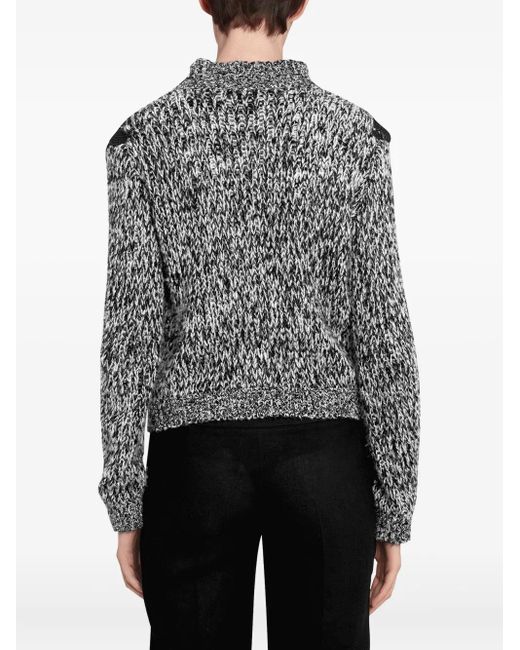 Pull En Macramé Giambattista Valli en coloris Black
