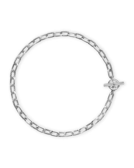 David Yurman Metallic Sterling Dy Madison Chain Necklace (8.5Mm)