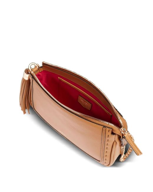 Lancel Brown Premier Flirt Tassel-Detail Cross Body Bag