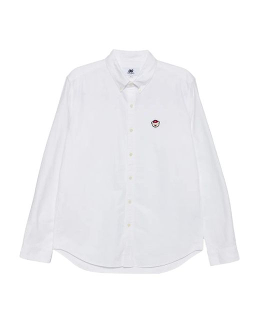 メンズ Chocoolate ロングスリーブ シャツ White