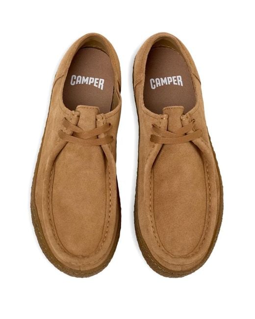 Camper Brown Peu Terreno Lace-Up Derby Shoes for men