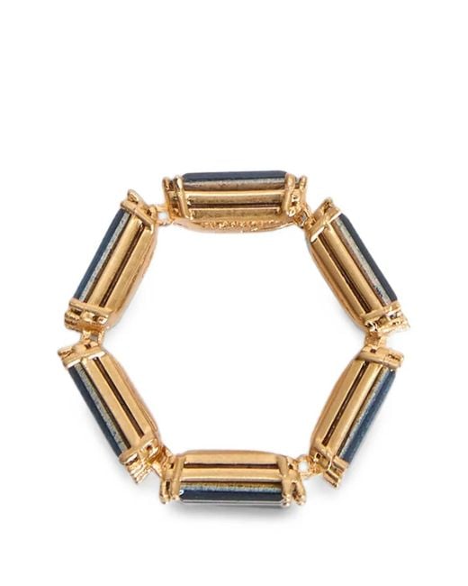 Jil Sander Metallic Crystal-Embellished Handcrafted Ring