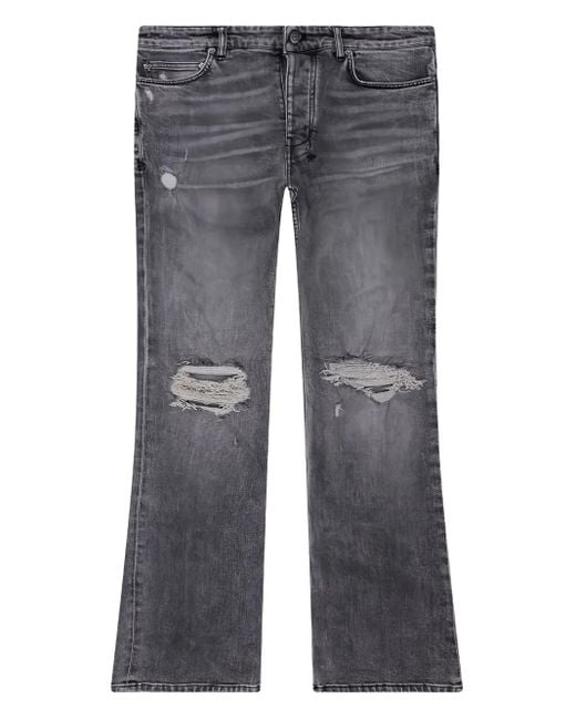 Jeans Bronko Smoke Trashed Con Effetto Vissuto di Ksubi in Gray da Uomo