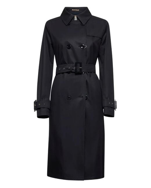 Herno ベルテッド ダブルコート Black