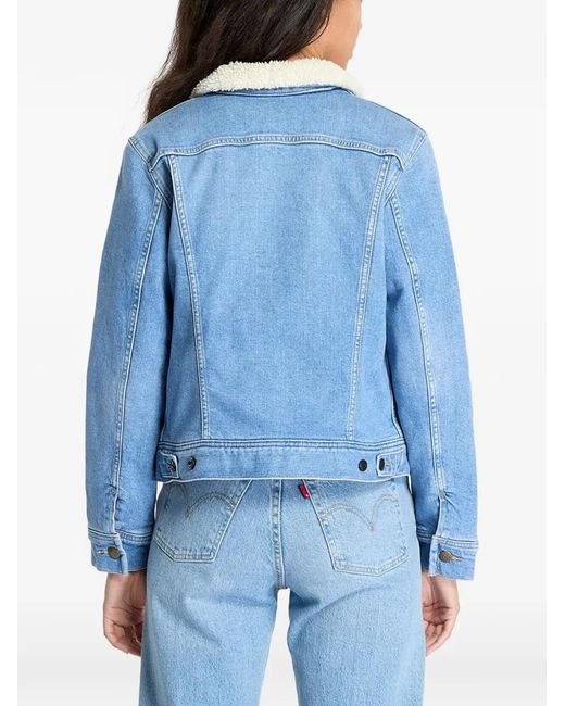 Lee Jeans Blue Rider Collared Jacket