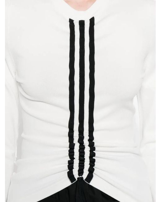 Y-3 White Fitted Cinch Ls