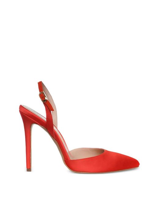 Ginissima Red Alice Slingback Pumps