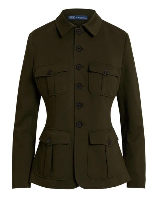 Polo Ralph Lauren Green Buttoned Pocket Jacket