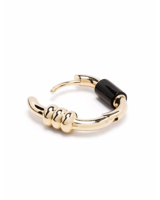 Maria Black White Vertigo Earring