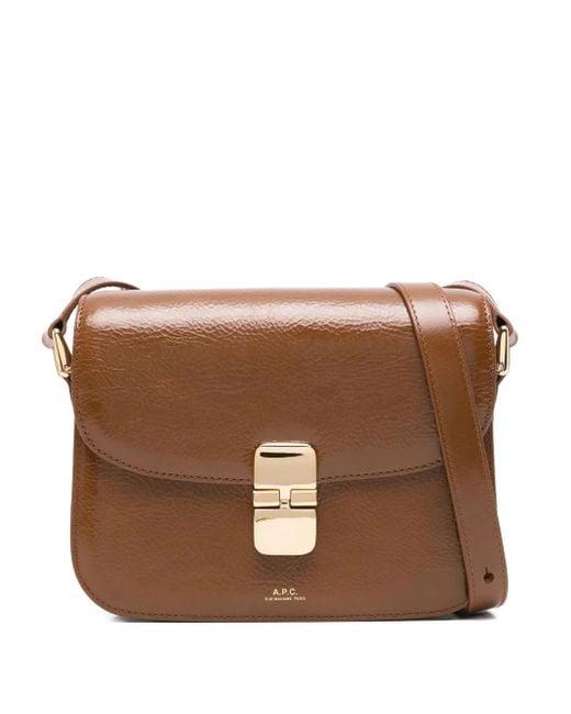 Borsa A Tracolla di A.P.C. in Brown