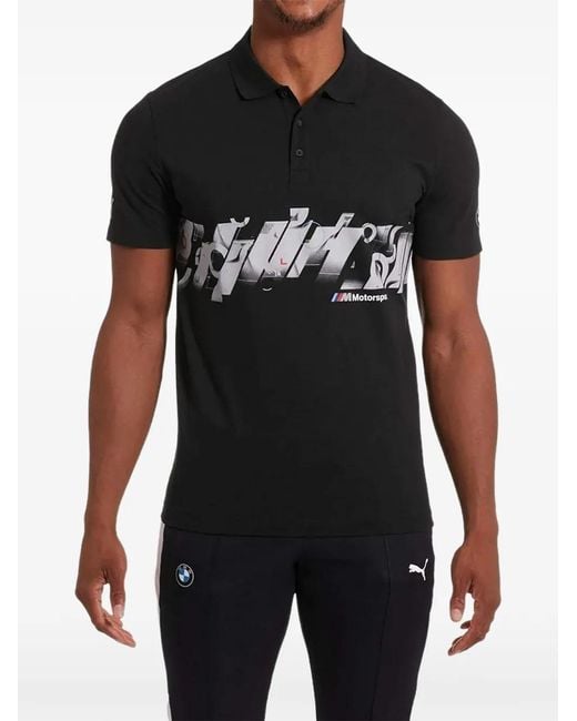 PUMA Black X Bmw Motorsport Polo Shirt for men