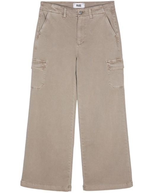 PAIGE Natural Carly Cargo Pants