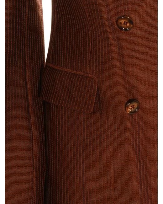 Tagliatore Brown Parigi Buttoned Blazer