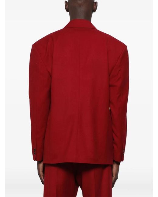 Enfants Riches Deprimes Red Single-Breasted Blazer for men