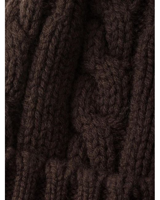 Prada Black Cashmere Beanie for men