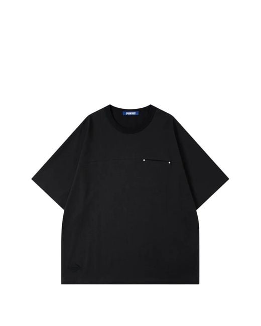 Spoonyard Black Chest-Pocket T-Shirt